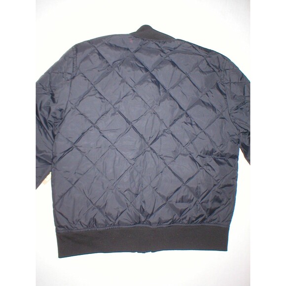 New NWT $298 Womens Puffer Bomber Jacket Designer True Religion Jeans Black XS - Picture 4 of 10